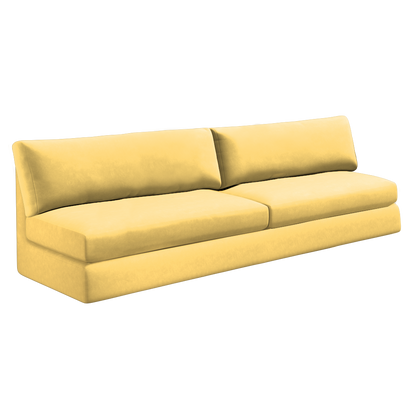 Slipcover for Oversized Armless Sofa