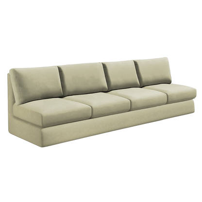 Slipcover for Oversized Armless Sofa
