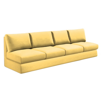 Slipcover for Oversized Armless Sofa