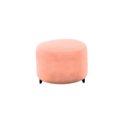 Slipcover for Ottoman - Round Shape