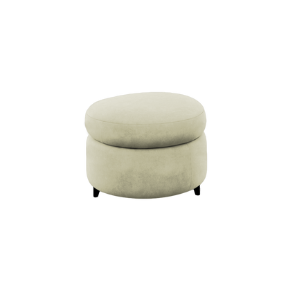 Slipcover for Ottoman - Round Shape
