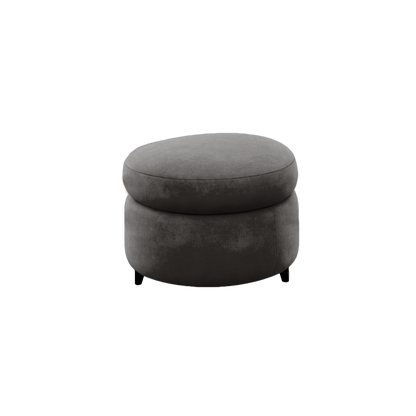 Slipcover for Ottoman - Round Shape