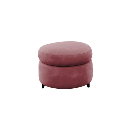 Slipcover for Ottoman - Round Shape