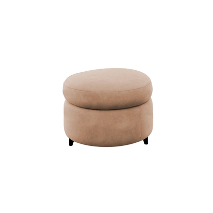 Slipcover for Ottoman - Round Shape