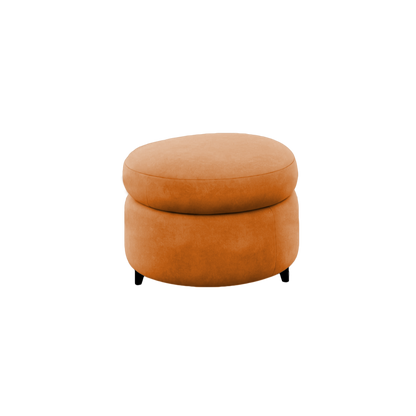 Slipcover for Ottoman - Round Shape