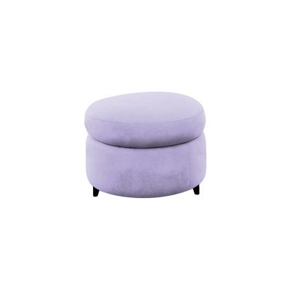 Slipcover for Ottoman - Round Shape