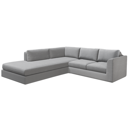 Slipcover for Sectional with Bumper - Left Facing