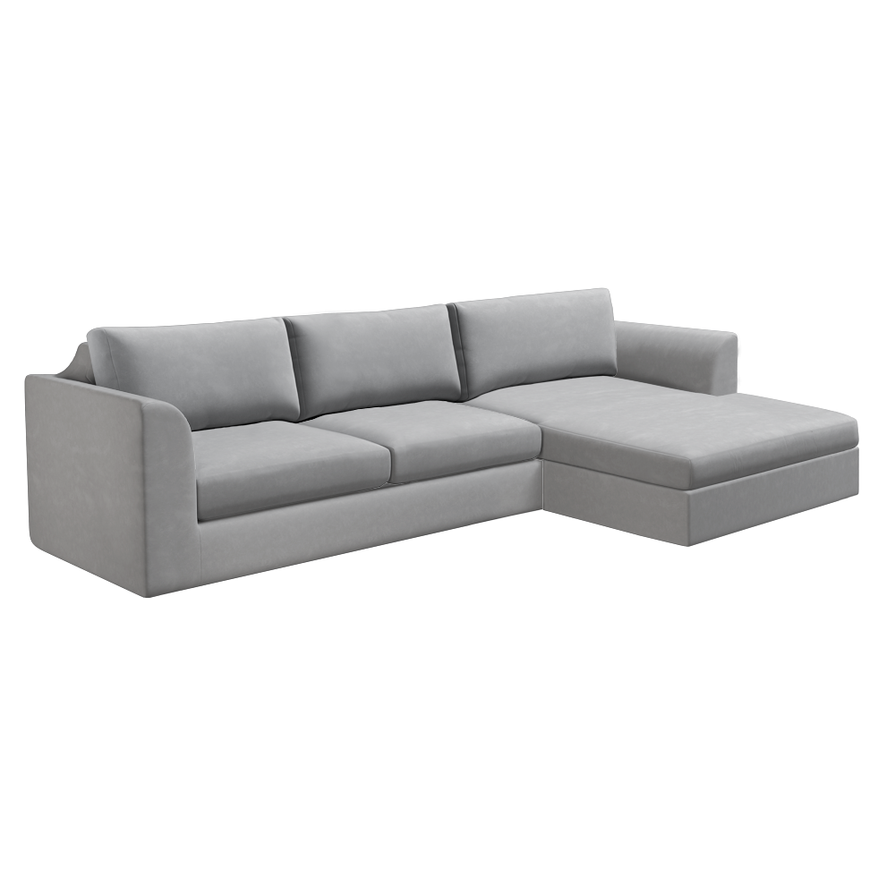 Slipcover for Sectional with Chaise - Right Facing - Essential Colors